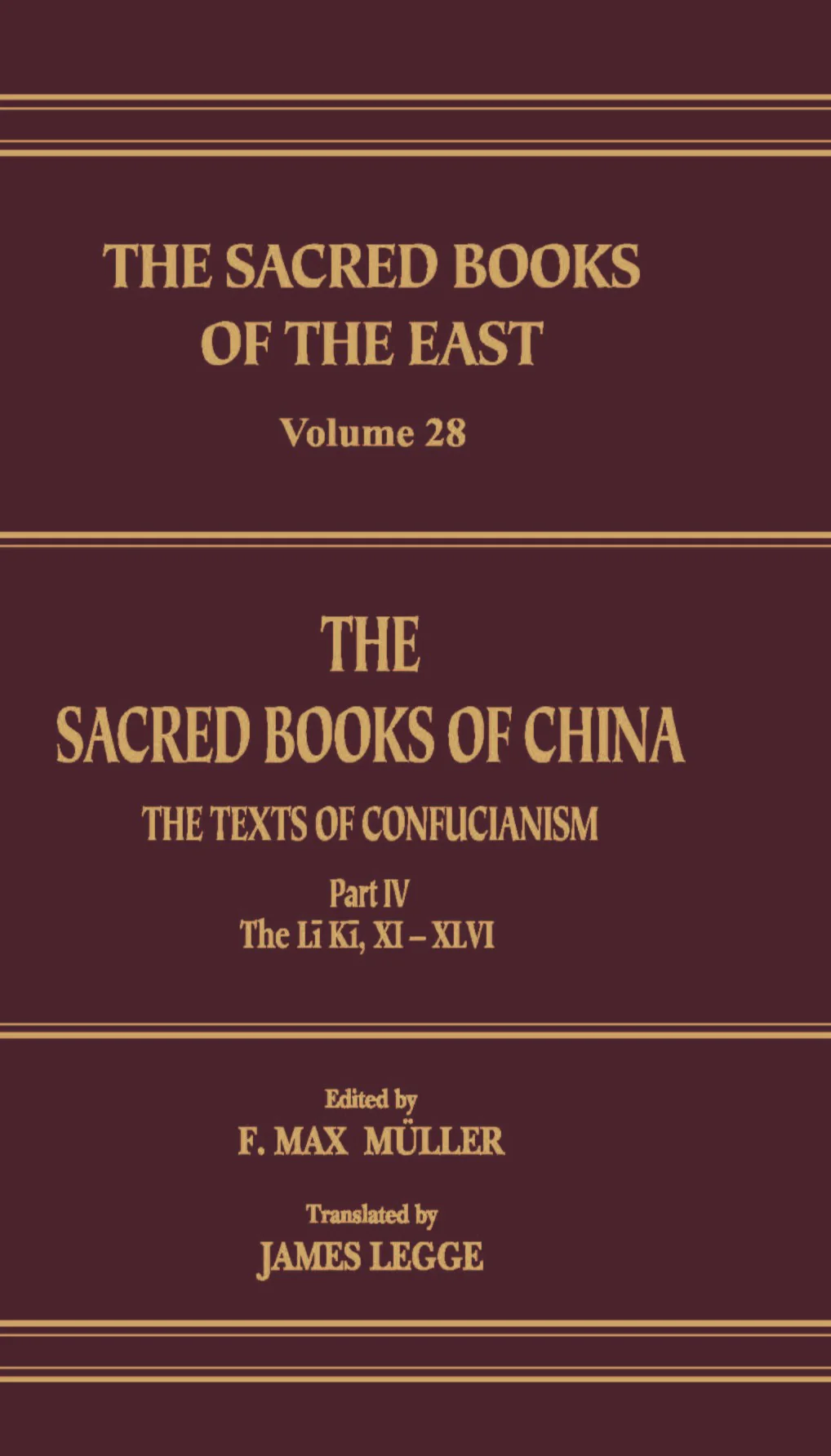Sacred Books Of The East (50 Volumes)