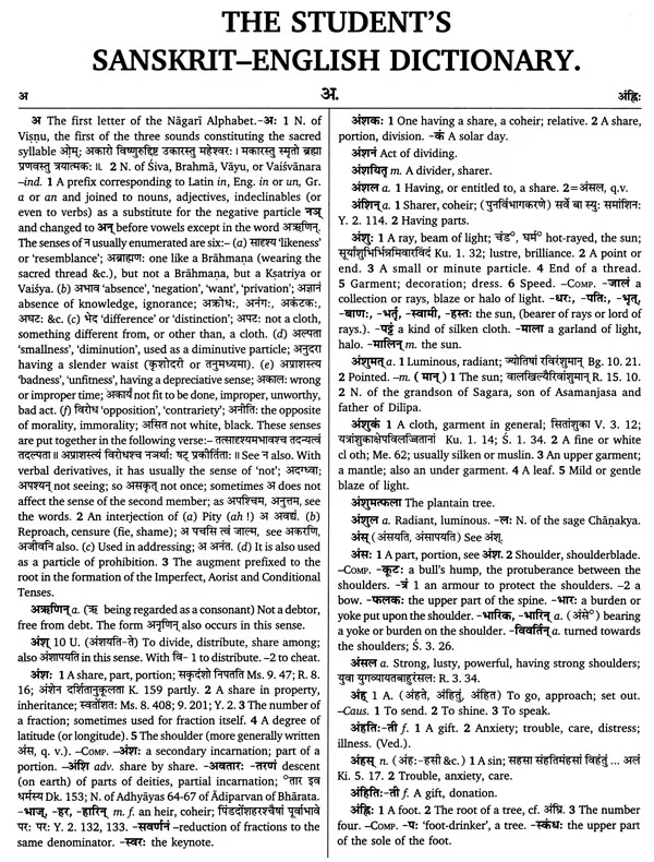 The Student's Sanskrit-English Dictionary - Image 5
